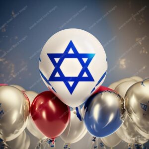 בלוני דגל ישראל - 16079