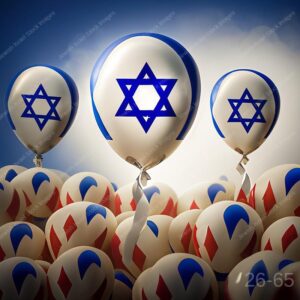 בלוני דגל ישראל - 16080