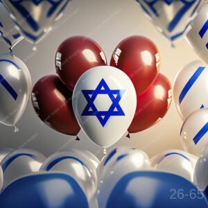 בלוני דגל ישראל - 16085