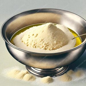 קרבנות הנשיאים - קערת כסף מלאה סולת בלול בשמן - 01648