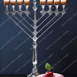 תמונת חנוכיה וסופגניות - 12922