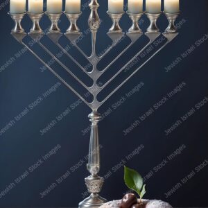 תמונת חנוכיה וסופגניות - 12923