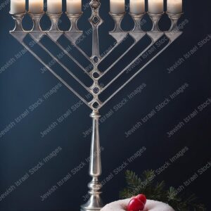 תמונת חנוכיה וסופגניות - 12946