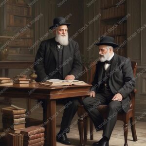 דמות זקנים בלימוד חברותא - 20743