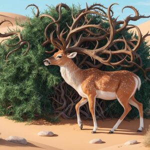 עקידת יצחק - האייל הסבוך בקרניו - 37989