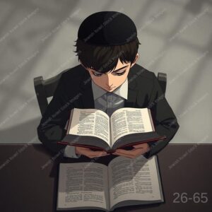 ילד/נער יושב ולומד - 38871