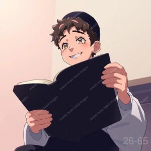 ילד/נער יושב ולומד - 38913