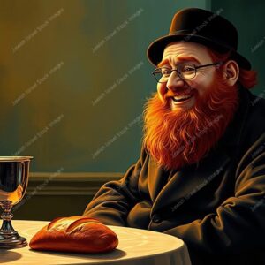 דמות אנימציה של חסיד אדמוני - 38941