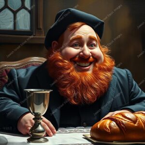 דמות אנימציה של חסיד אדמוני - 38954