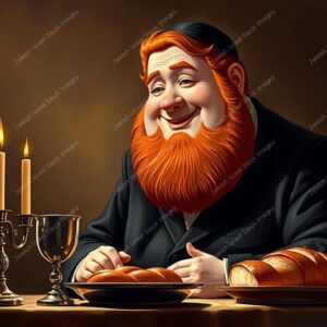 דמות אנימציה של חסיד אדמוני - 38975