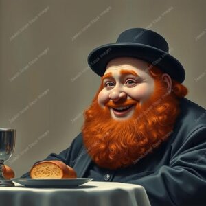 דמות אנימציה של חסיד אדמוני - 38986