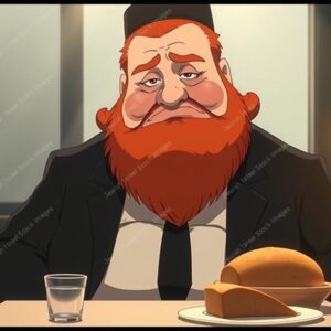 דמות אנימציה של חסיד אדמוני - 38987