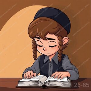 ילד/נער יושב ולומד - 39860