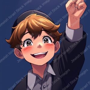 ילד מצביע באצבע - 40051
